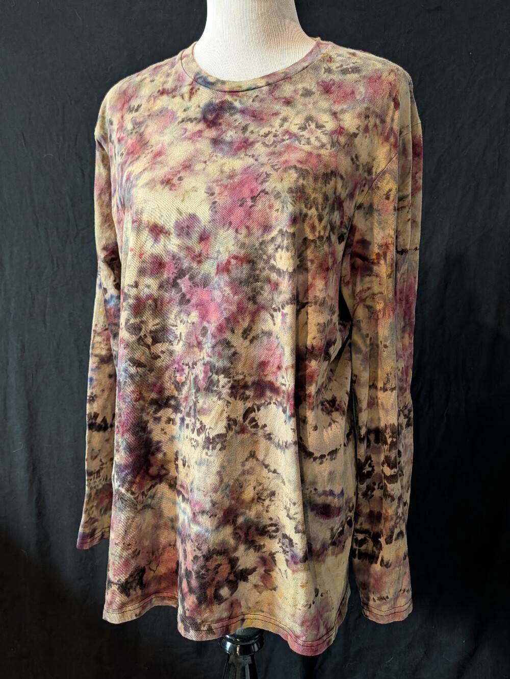 New Reverse Tiedye Unisex Long Sleeve Shirt
